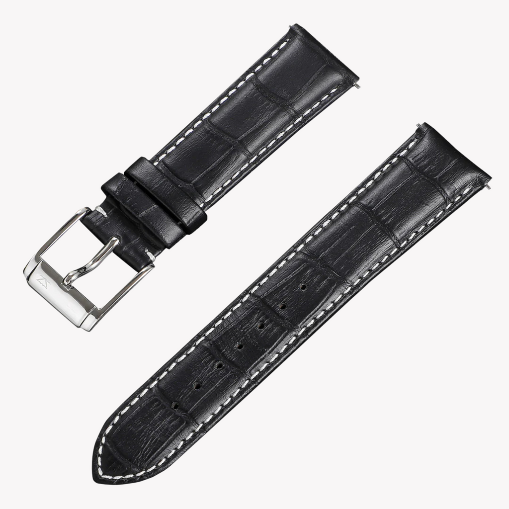 ZINK Women's Leather Watch Band - Black | ZLB006BS