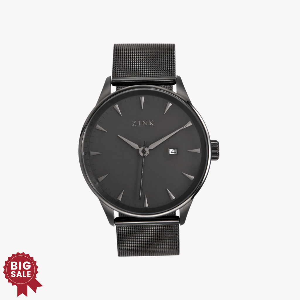 ZINK Men's Black Stainless Steel Watch | ZK127G1MS-21