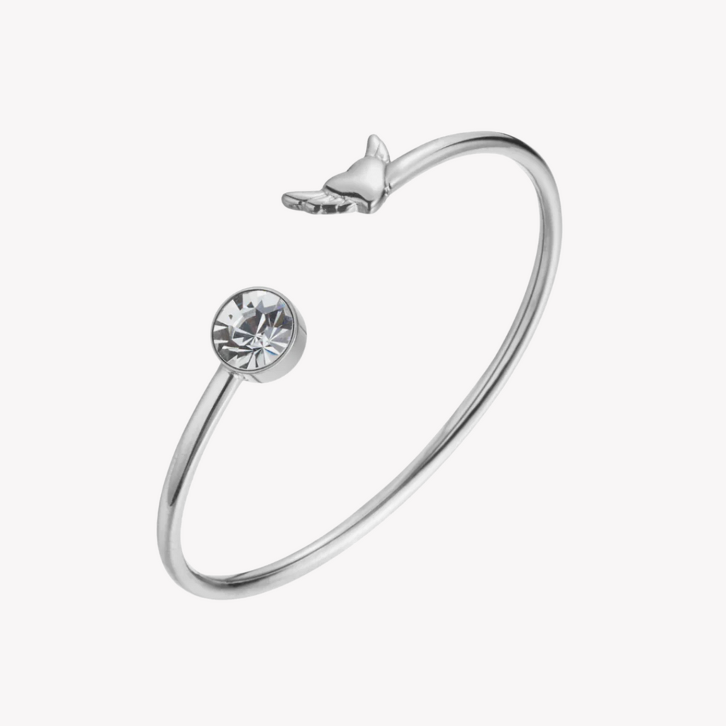 ZINK Women's Silver Stainless Steel Bracelet | ZFBG006SC