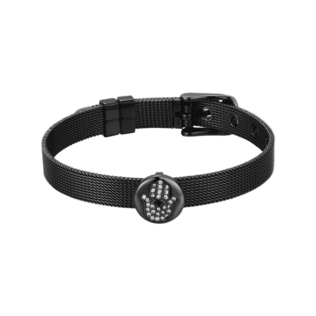 ZINK Women's Black Stainless Steel Bracelet | ZFBR001B6