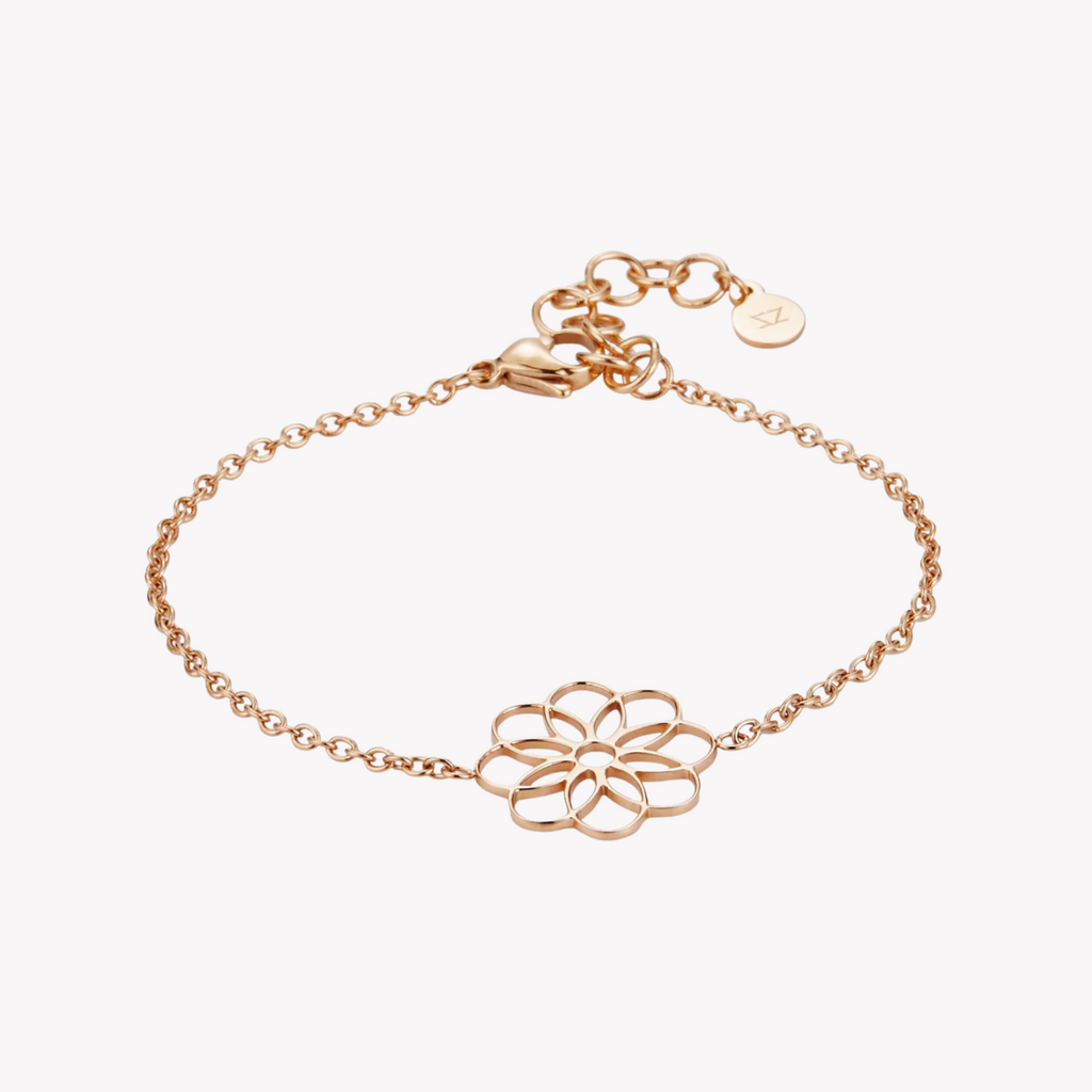 ZINK Women's Rose Gold Stainless Steel Bracelet | ZFBR005RG