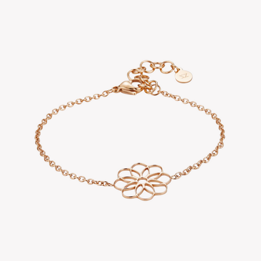 ZINK Women's Rose Gold Stainless Steel Bracelet | ZFBR005RG