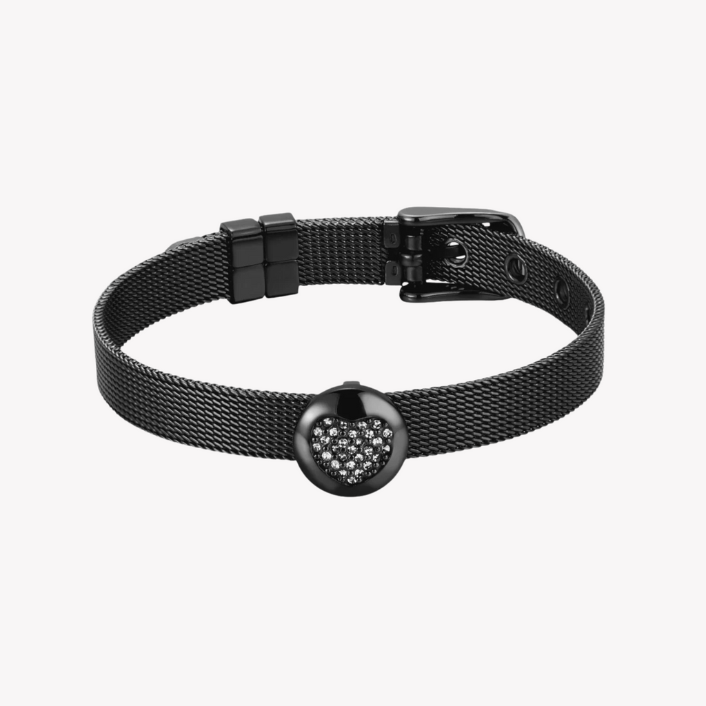 ZINK Women's Black Stainless Steel Bracelet | ZFBR001B4