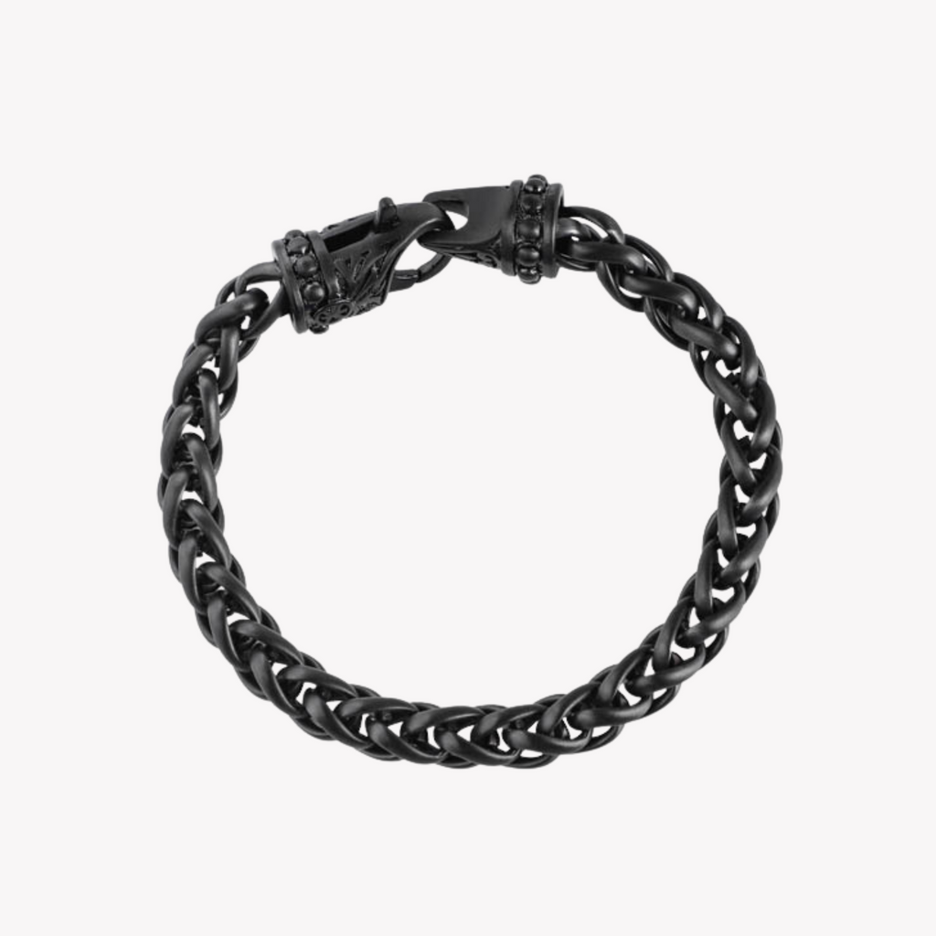 ZINK Men's Black Stainless Steel Bracelet | ZJBC052B