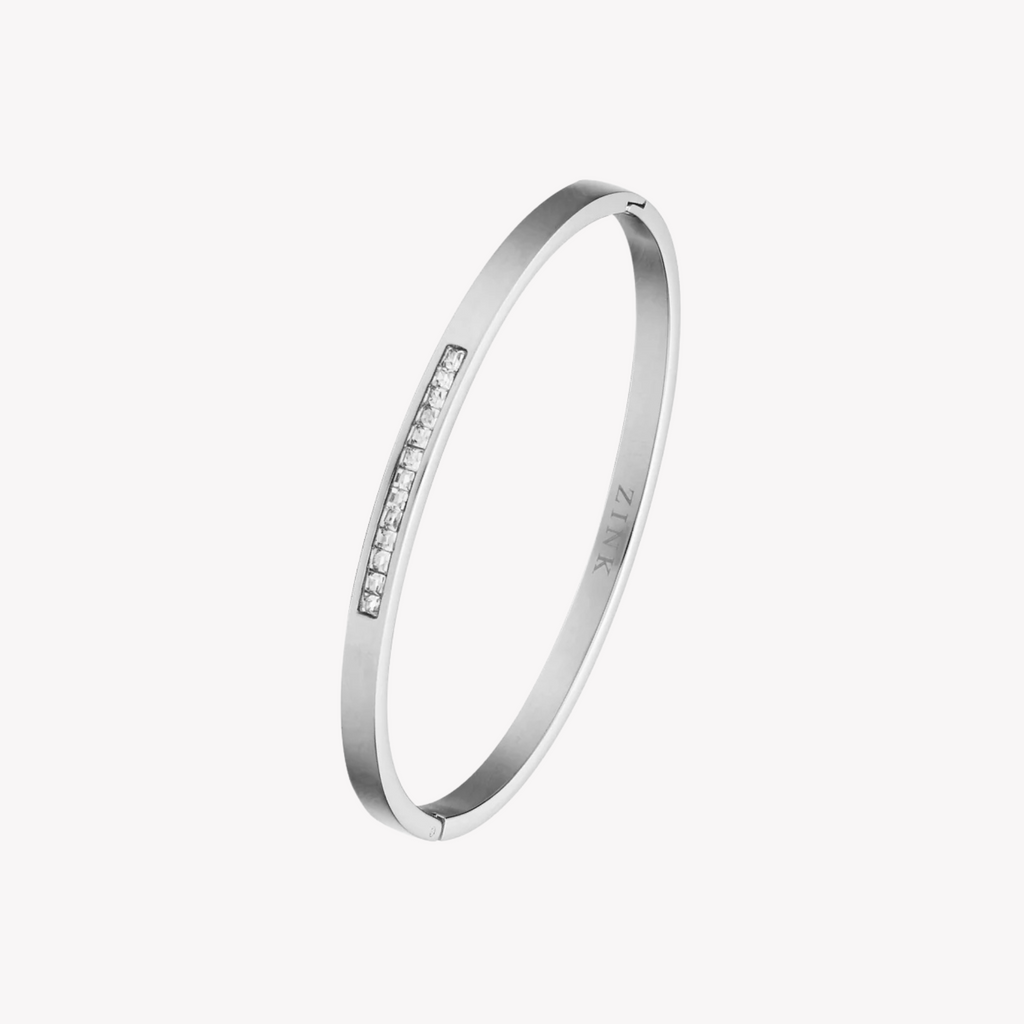 ZINK Women's Silver Stainless Steel Bracelet | ZFBR002SS