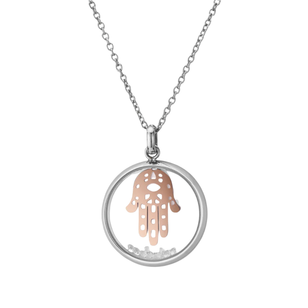ZINK Women's Silver Stainless Steel Necklace | ZFNL002RGP