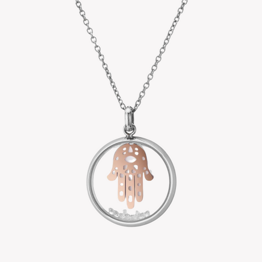 ZINK Women's Silver Stainless Steel Necklace | ZFNL002RGP