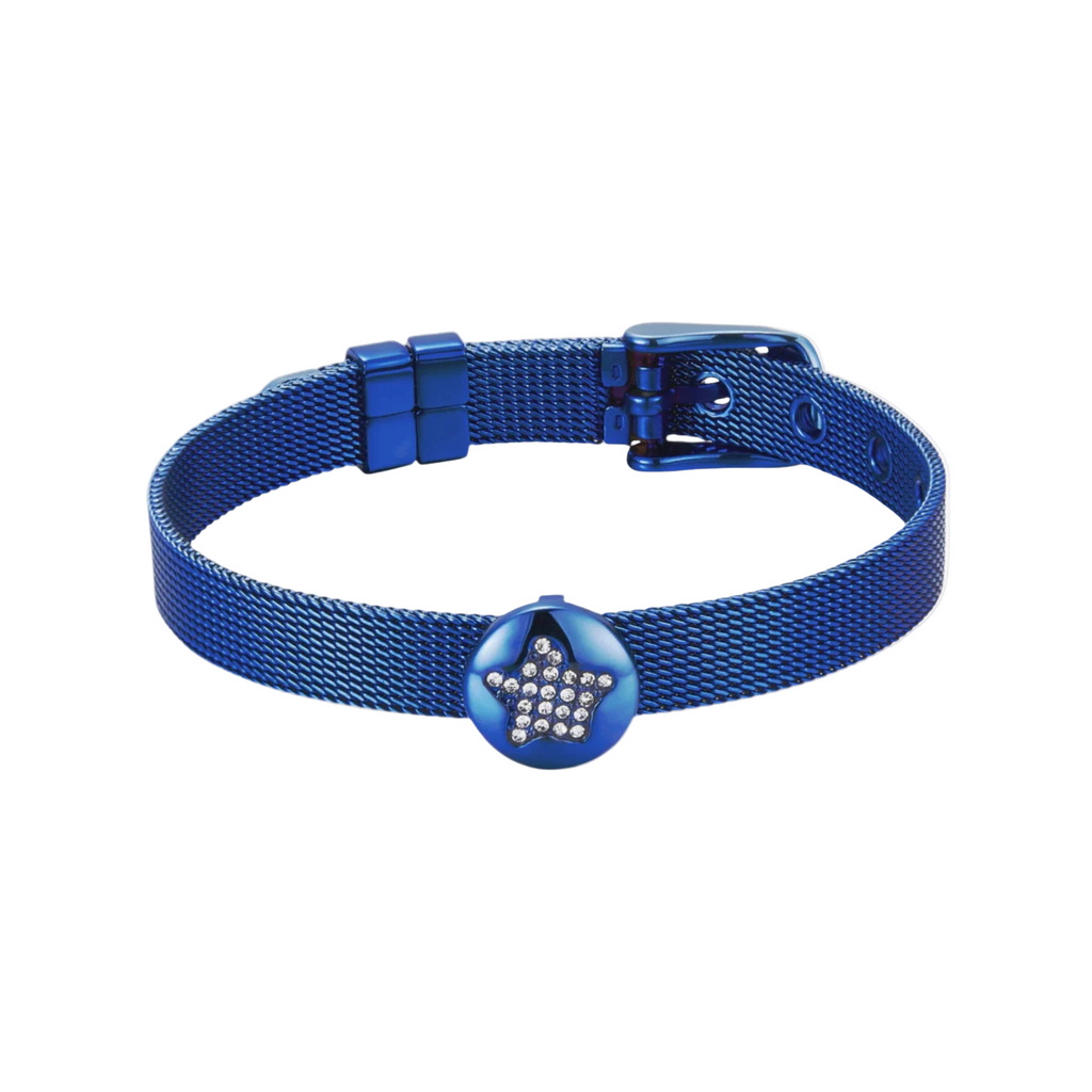 ZINK Women's Blue Stainless Steel Bracelet | ZFBR001BL8