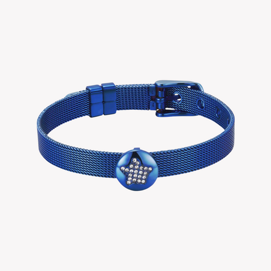 ZINK Women's Blue Stainless Steel Bracelet | ZFBR001BL8