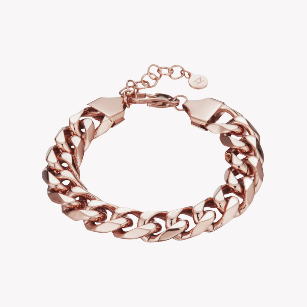 ZINK Women's Rose Gold Stainless Steel Bracelet | ZFBR019RG12M