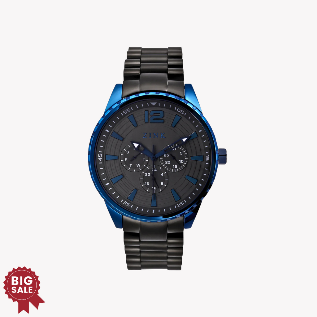 ZINK Men's Blue Stainless Steel Quartz Watch | ZK131G2S-970