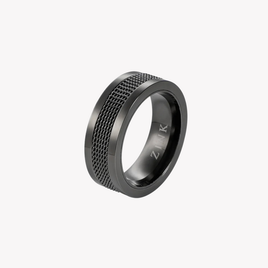 ZINK Men's Gun Stainless Steel Ring | ZJRG018SPIG