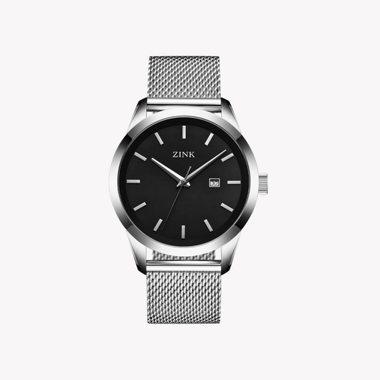 ZINK Men's Silver Stainless Steel Watch | ZK133G1MS-26