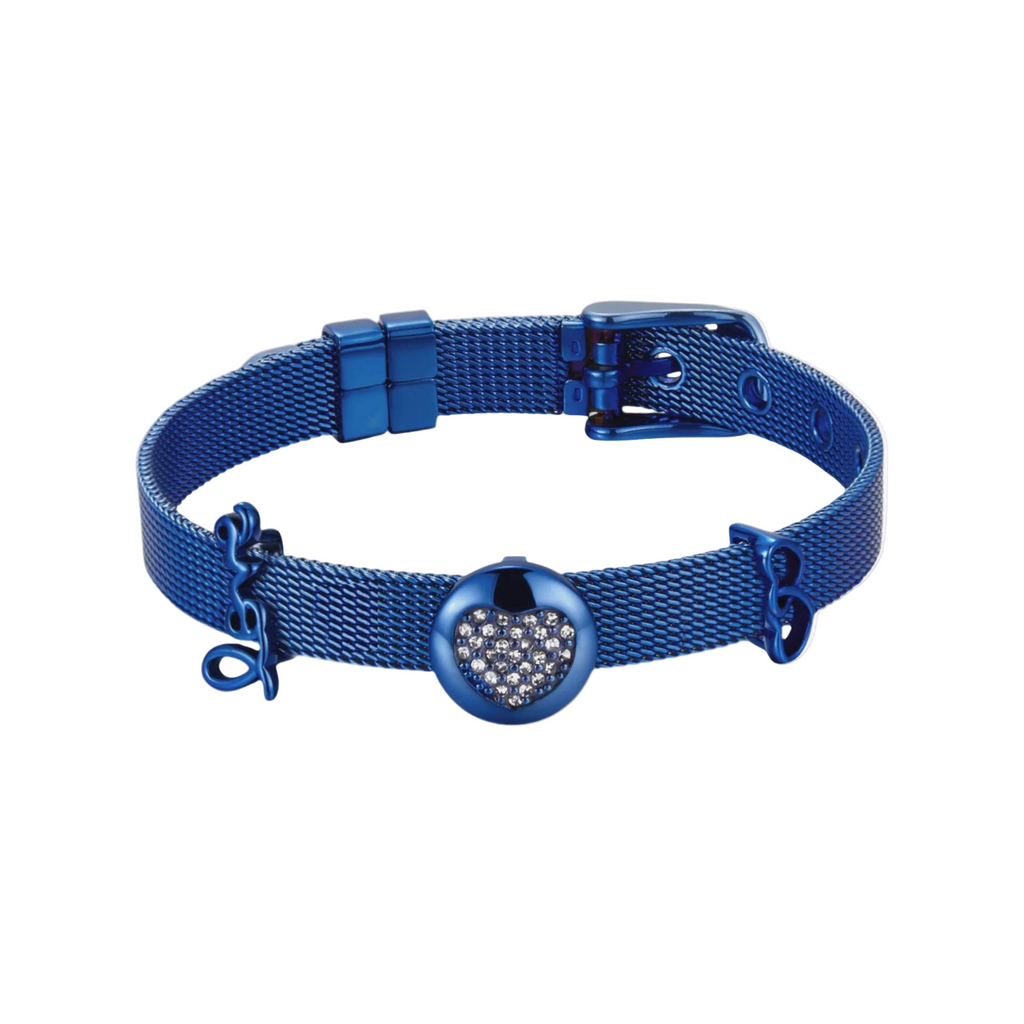 ZINK Women's Blue Stainless Steel Bracelet | ZFBR001BL2