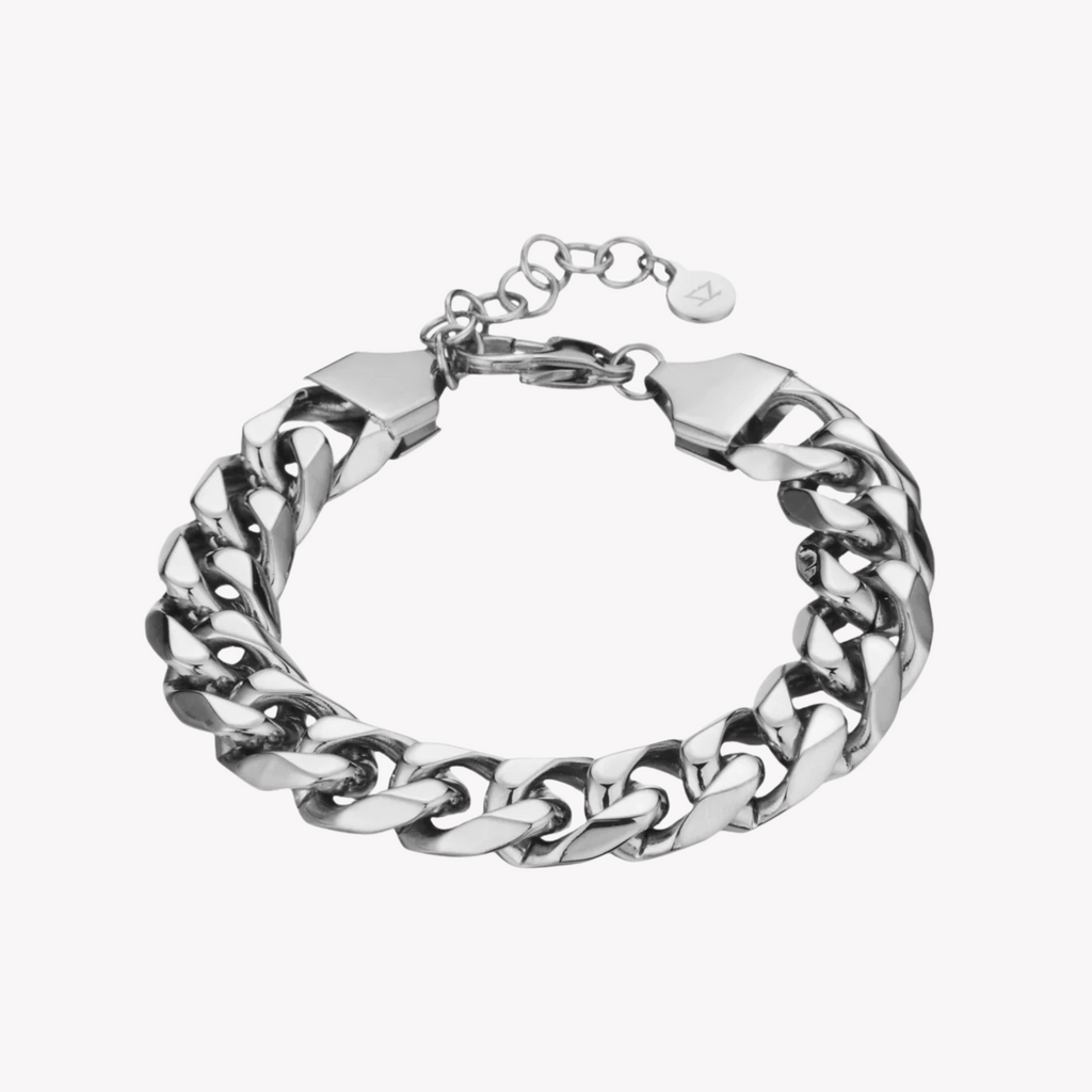 ZINK Women's Silver Stainless Steel Bracelet | ZFBR019S12M