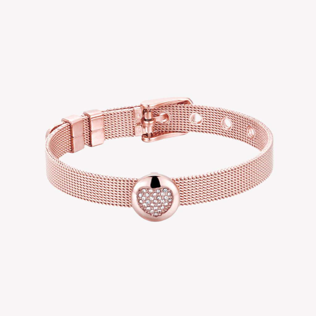 ZINK Women's Rose Gold Stainless Steel Bracelet | ZFBR001RG4