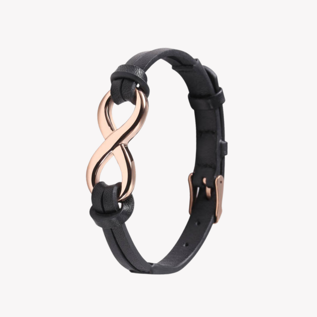 ZINK Men's Black & Rose Gold Stainless Steel Bracelet | ZJBC035BRG-A