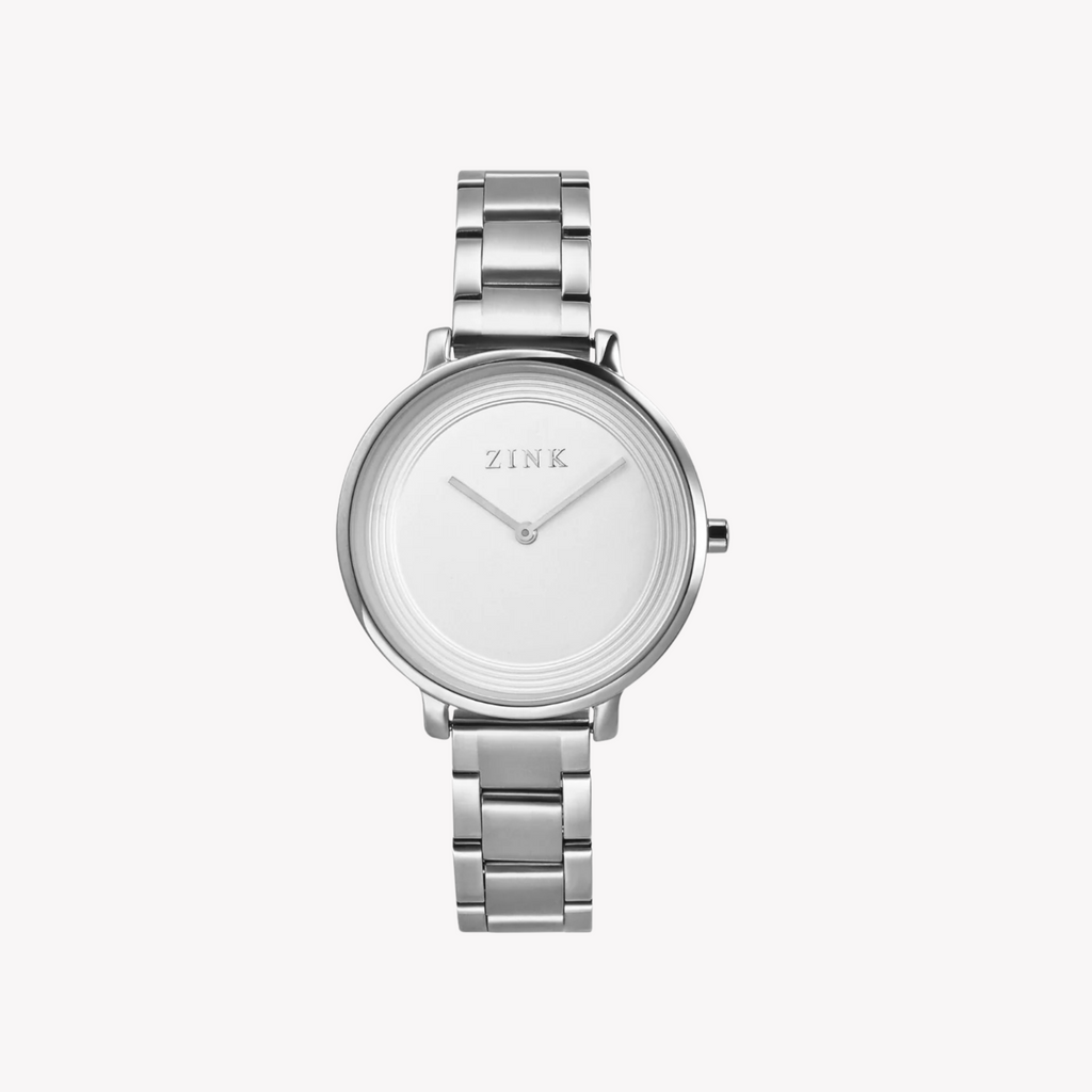 ZINK Women's Silver Stainless Steel Quartz Watch | ZK129L1SS-16