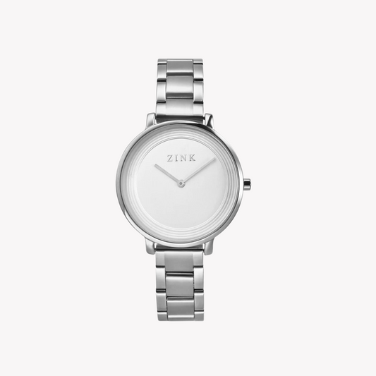ZINK Women's Silver Stainless Steel Quartz Watch | ZK129L1SS-16