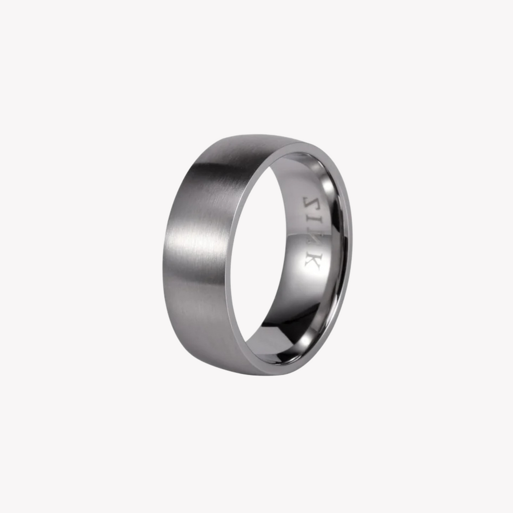 ZINK Men's Silver Stainless Steel Ring | ZJRG001SP