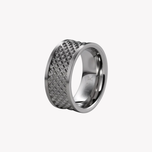 ZINK Men's Silver Stainless Steel Ring | ZJRG021SMS