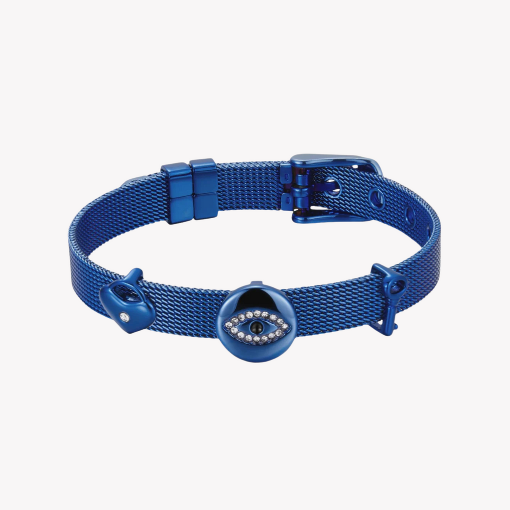 ZINK Women's Blue Stainless Steel Bracelet | ZFBR001BL1
