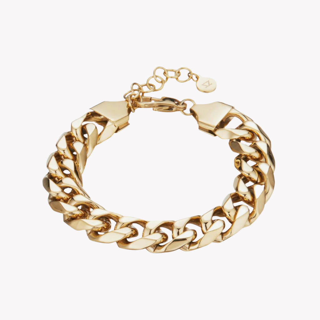 ZINK Women's Gold Stainless Steel Bracelet | ZFBR019G12M