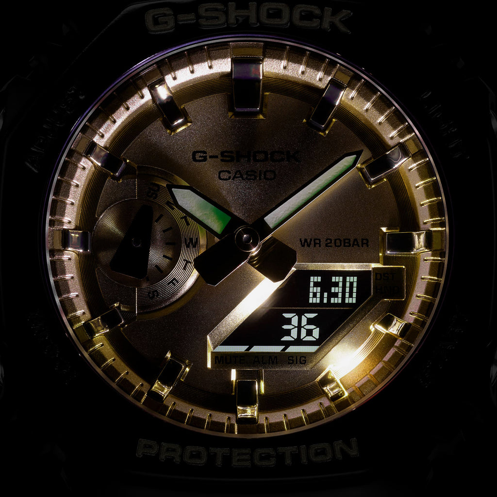 CASIO G-SHOCK GA-2100GB-1ADR OAK COMPACT - URBAN TOUGHNESS MEETS SPORTY STYLE Men's Watch