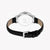 ESPRIT Women's Watch with Silver Stainless Steel Case and Black Leather Band