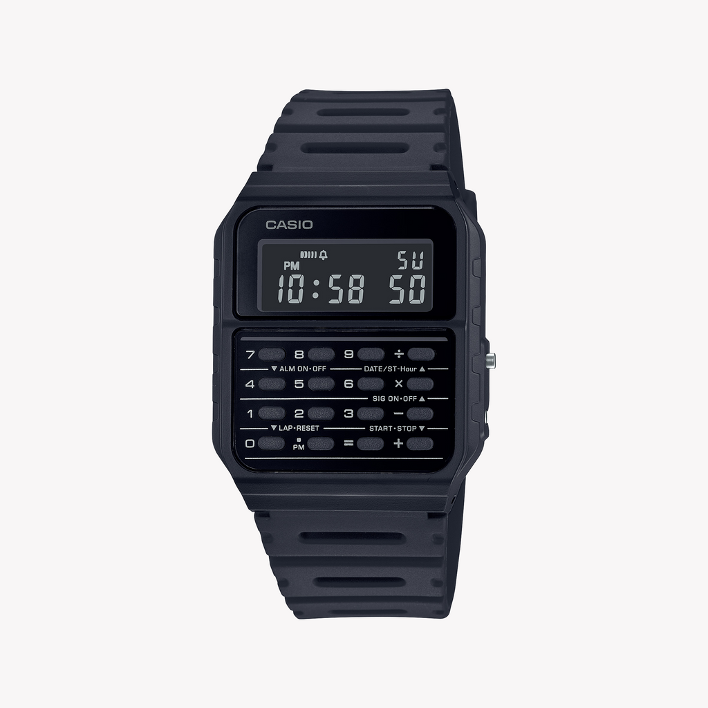 CASIO CA-53WF-1BDF DIGITAL - SPORTY SOPHISTICATION MEN'S WATCH WITH BLACK RESIN BAND