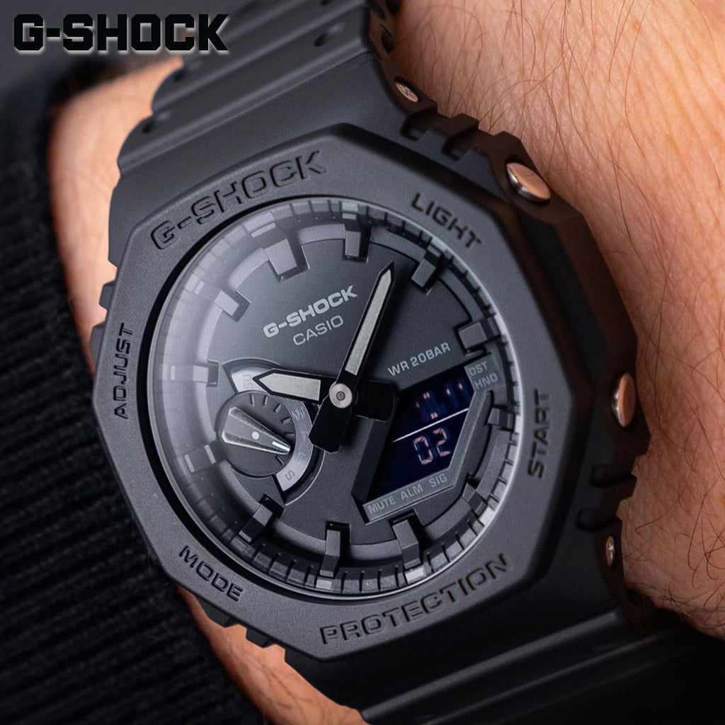 CASIO G-SHOCK GA-2100-1A1DR OAK COMPACT - UNMATCHED RESILIENCE MEN'S WATCH