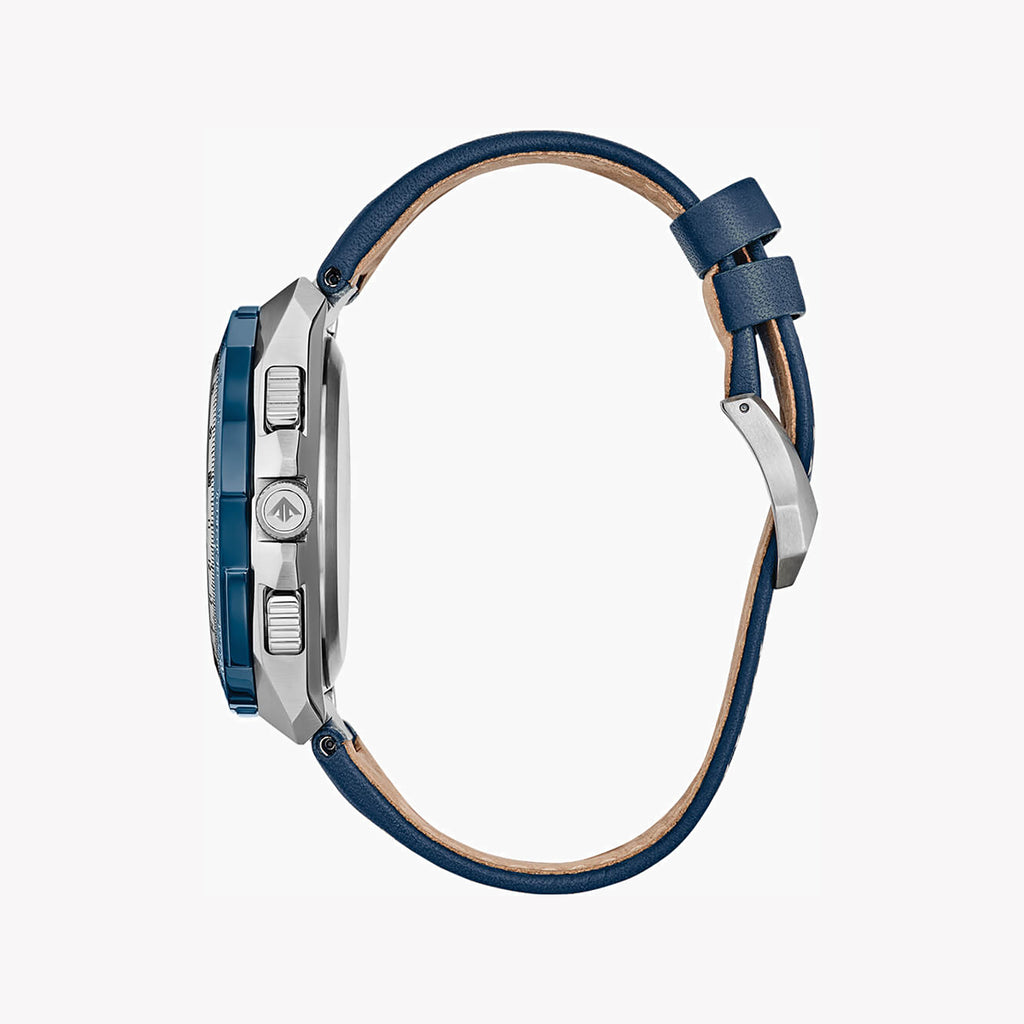 CITIZEN JY8148-08L DYNAMIC MASTERPIECE - MEN'S STAINLESS STEEL TIMEPIECE WITH BLUE LEATHER BAND