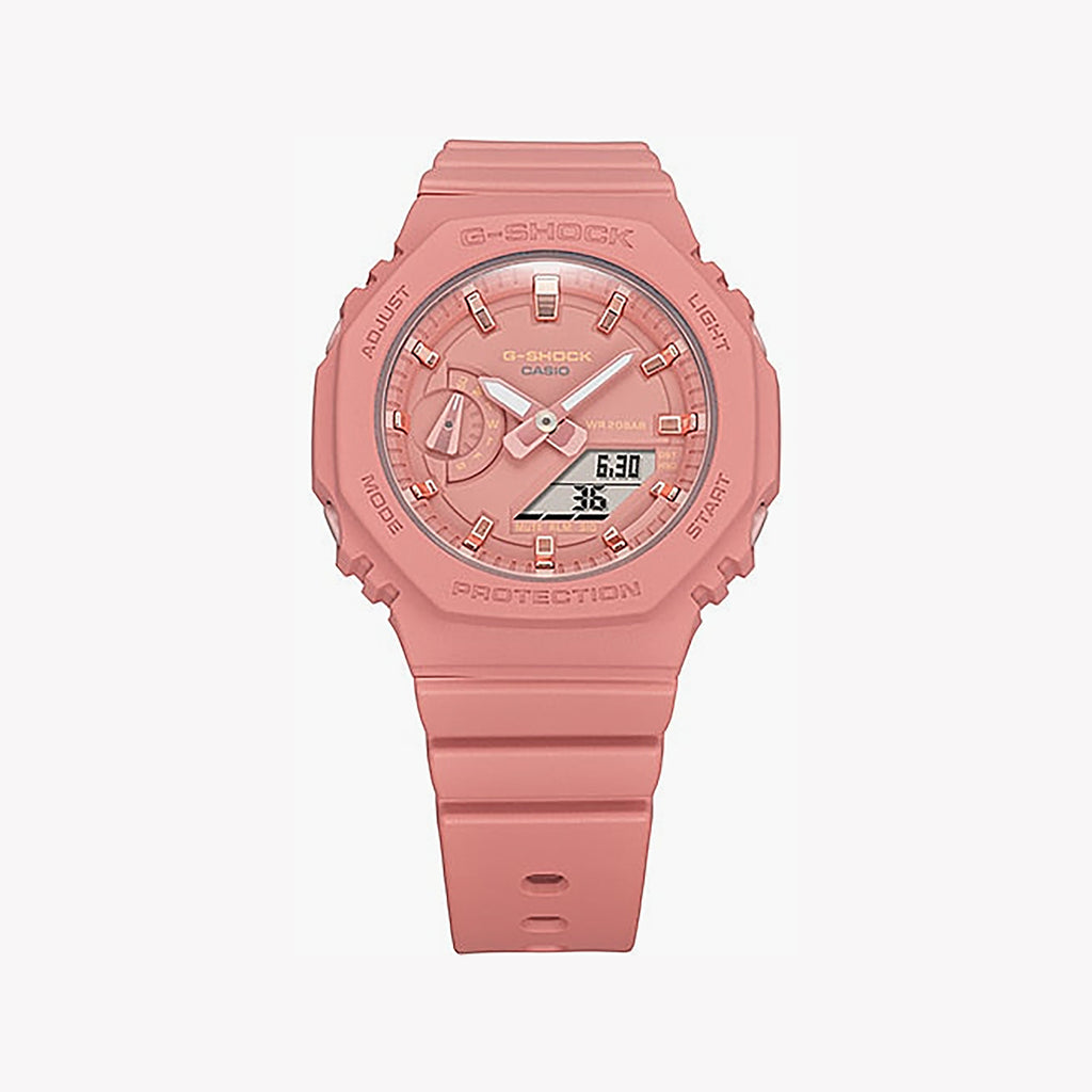 CASIO G-SHOCK GMA-S2100-4A2DR PINK BOLD - VIBRANT & TOUGH Women's Watch with pink resin band and digital display