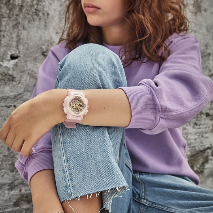 BA-110SC-4ADR BABY-G - VIBRANT PINK MULTIFUNCTIONAL WOMEN'S SPORT WATCH