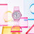 CASIO MQ-24S-4BDF PINK VIBRANCE - PLAYFUL & LIGHTWEIGHT Women's Watch with resin band and white dial