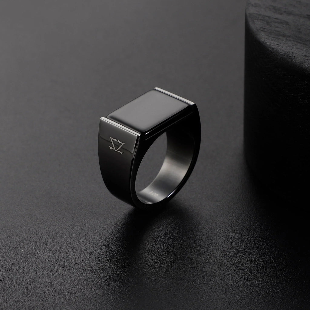 ZINK Men's Gun Stainless Steel Ring | ZJRG039GN