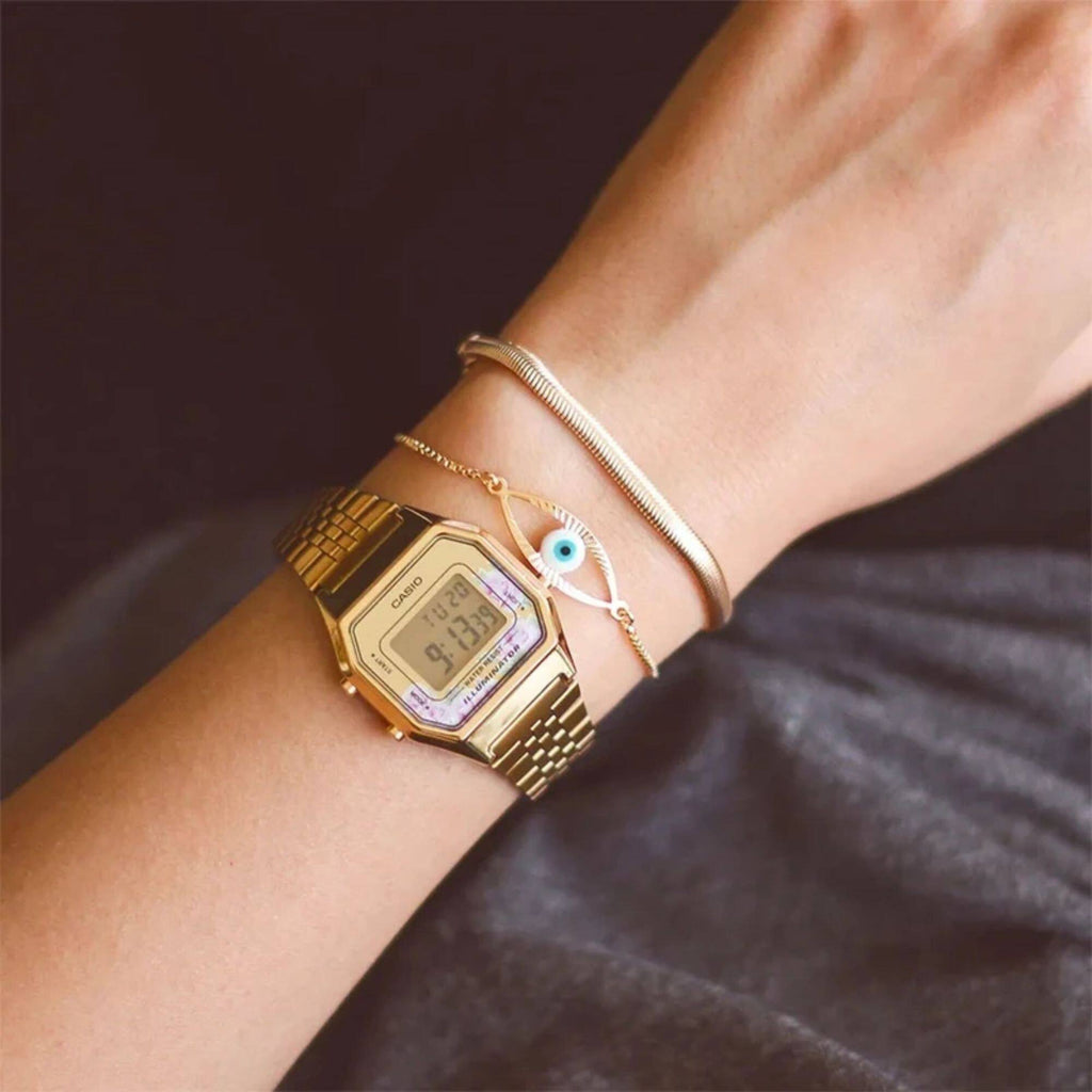 CASIO LA680WGA-4CDF SPORTY ELEGANCE - GOLDEN ADVENTURE-READY WOMEN'S WATCH