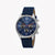 ESPRIT MEN'S BLUE LEATHER WATCH - TIMELESS STYLE WITH STAINLESS STEEL ELEGANCE
