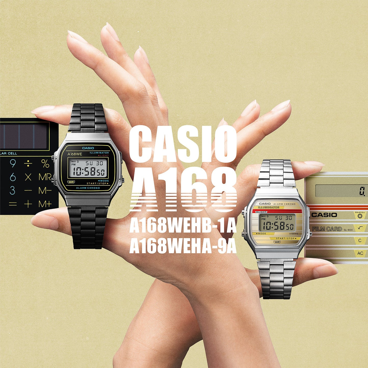 CASIO A168WEHA-9ADF Unisex Watch