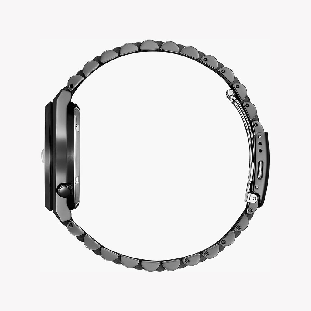 CITIZEN NJ0155-87E ELITE AUTOMATIC - BLACK STAINLESS STEEL MEN'S WATCH WITH 5 ATM WATER RESISTANCE