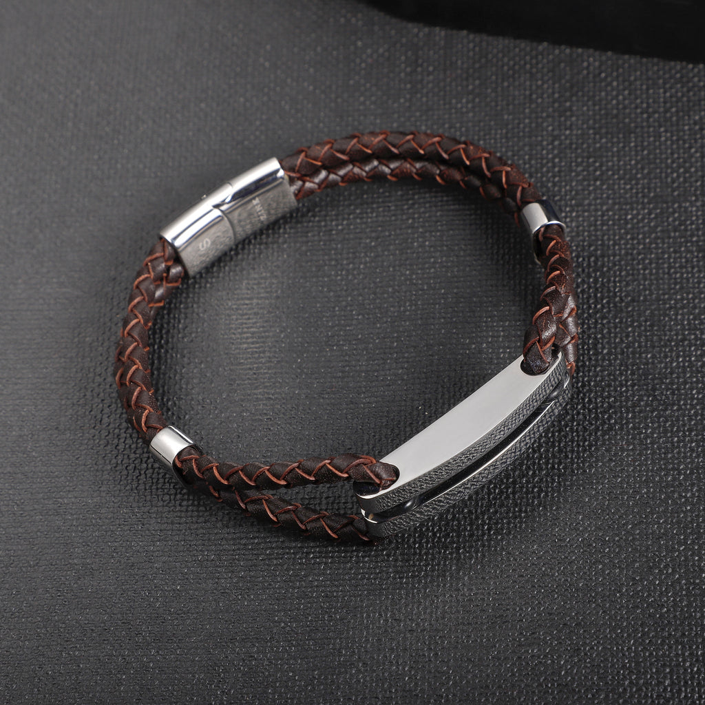 ZJBC016SLPBR-S ZINK Men's Bracelet Outlet