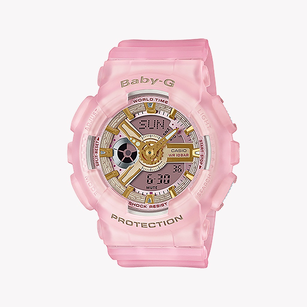 BA-110SC-4ADR BABY-G - VIBRANT PINK MULTIFUNCTIONAL WOMEN'S SPORT WATCH