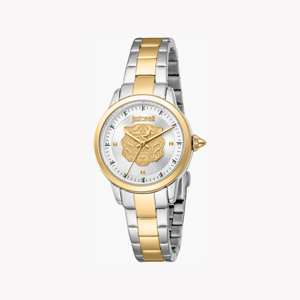 JUST CAVALLI JC1L334M0085 - SOPHISTICATED TIMEPIECE - TWO-TONE GLAMOUR FOR EVERY OCCASION