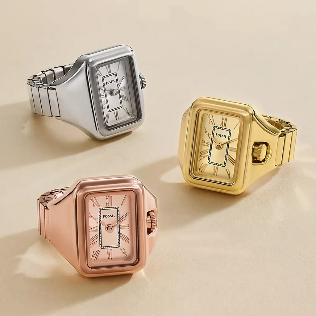 Raquel Watch Ring Two-Hand Stainless Steel ES5344