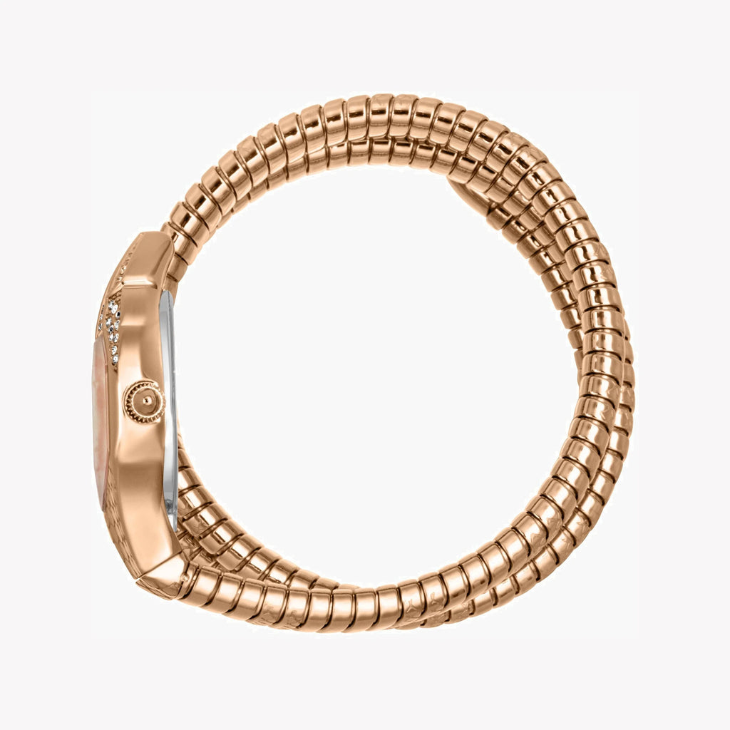 JUST CAVALLI Women's Watch with Rose Gold Stainless Steel Case and Rose Gold Stainless Steel Band