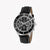 JUST CAVALLI JC1G155L0025 - ELEGANT BLACK LEATHER & STAINLESS STEEL MEN'S WATCH
