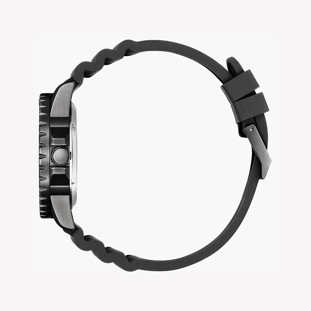 CITIZEN NJ0125-11E DYNAMIC POWER - MODERN MEN'S AUTOMATIC TIMEPIECE WITH SLEEK BLACK DESIGN