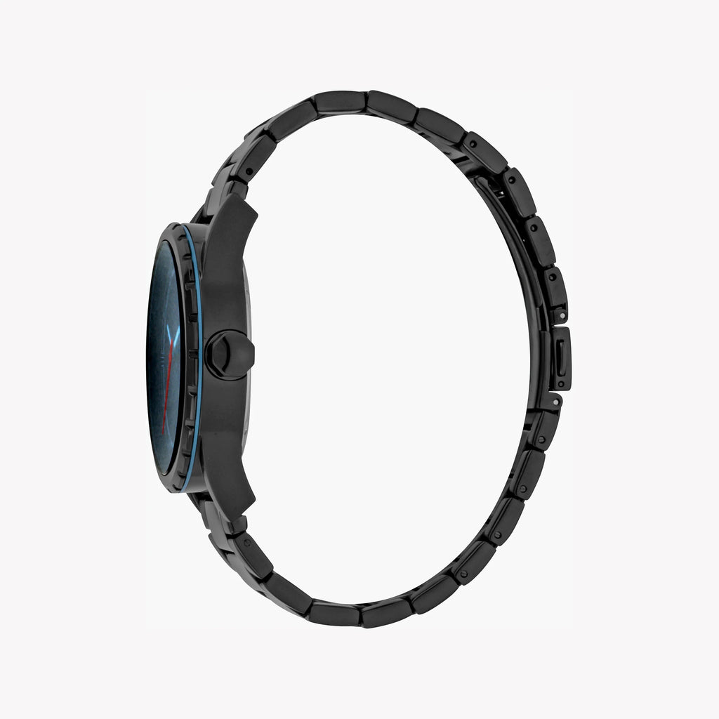 JUST CAVALLI BLACK ELEGANCE - TIMELESS MEN'S WATCH WITH STAINLESS STEEL BAND