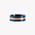 ZINK Men's Blue & Rose Gold Stainless Steel Ring | ZJRG037BL