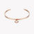 ZINK Women's Rose Gold Stainless Steel Bracelet | ZFBG009RG